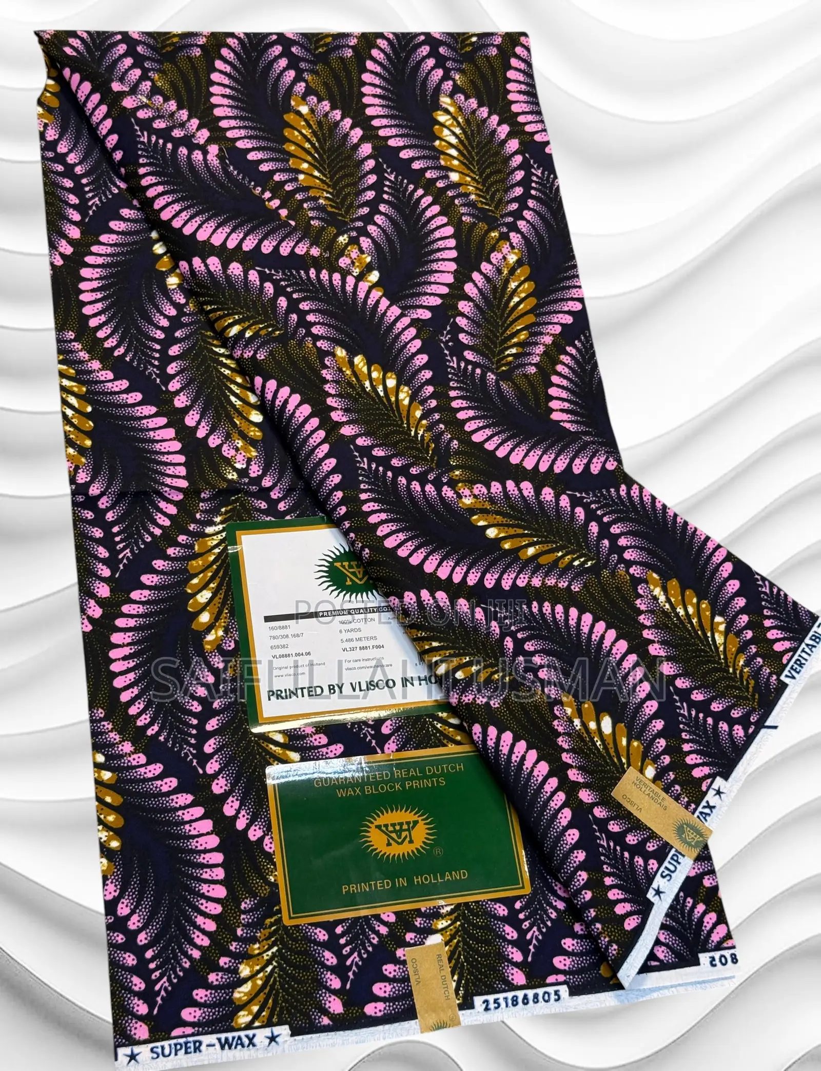 6 Yards African Clothing Textiles Fabrics