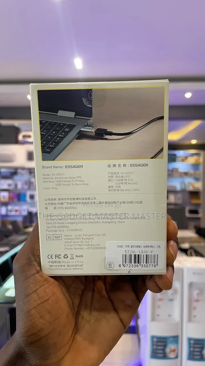 Essager USB to Lightning and USB to Micro 480mbps Otd Adapter