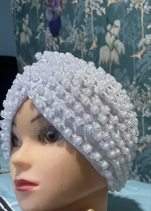 Beaded Turban Cap/ Auto Gele