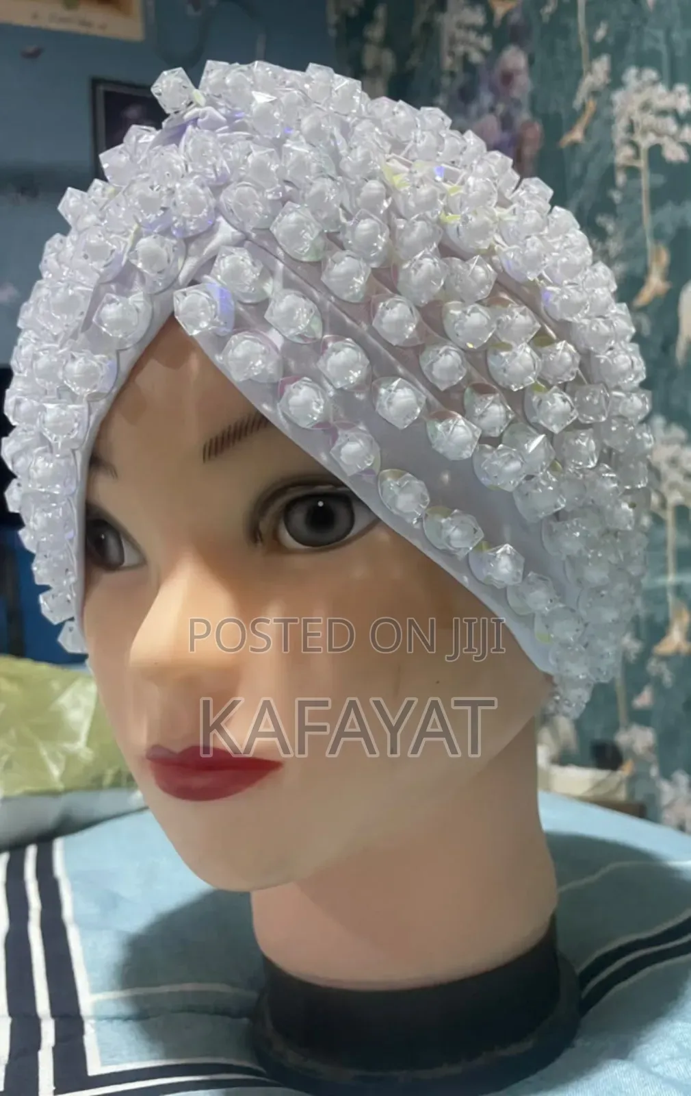 Beaded Turban Cap/ Auto Gele