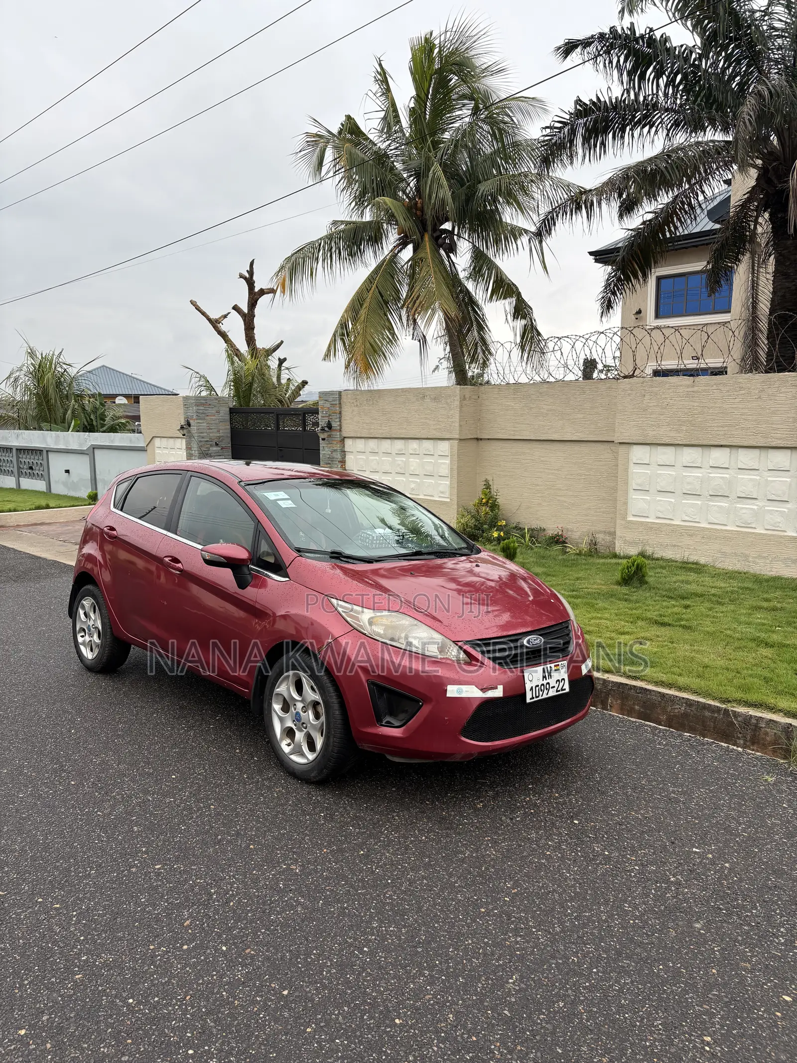 Ford Fiesta Titanium 4dr Hatchback (1.6L 4cyl 5M) 2015 Burgundy
