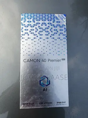 New Tecno Camon 40 Premier 5G 256 GB Black