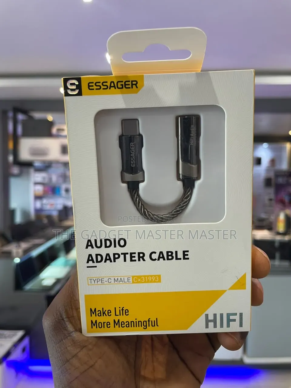 Essager Type-C to Hifi Audio Mini Adapter Cable