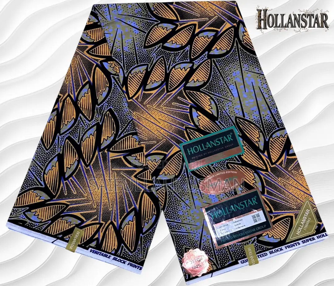 6 Yards African Wax Textiles Fabrics