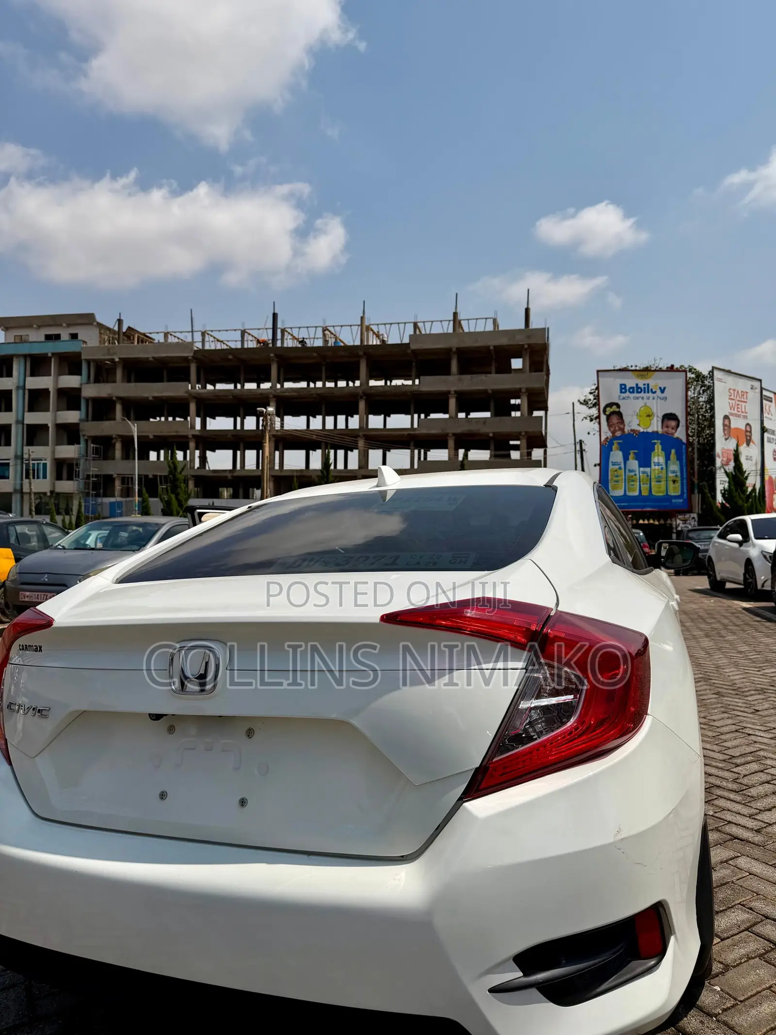 Honda Civic EX 4dr Sedan (2.0L 4cyl) 2017 White