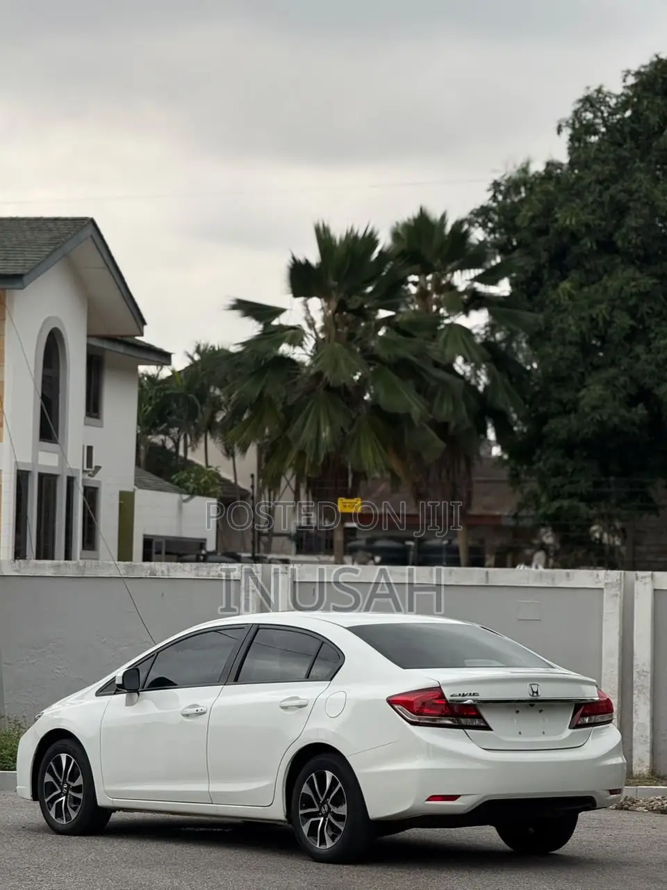 Honda Civic EX 4dr Sedan (1.8L 4cyl CVT) 2015 White
