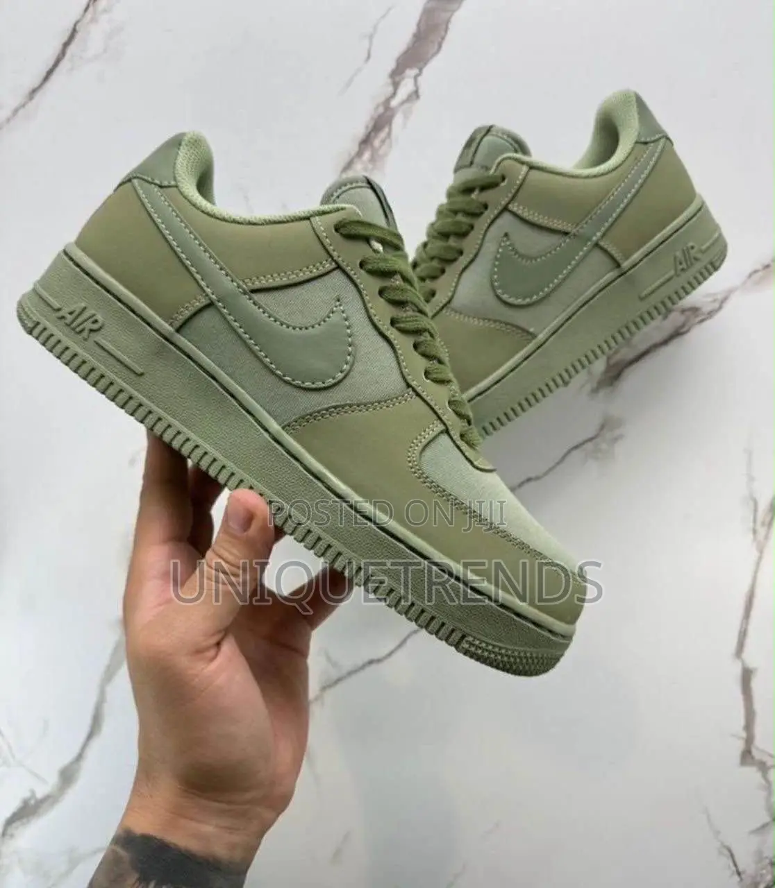 NIKE Air Force 1 Low Premium ( Oil Green)