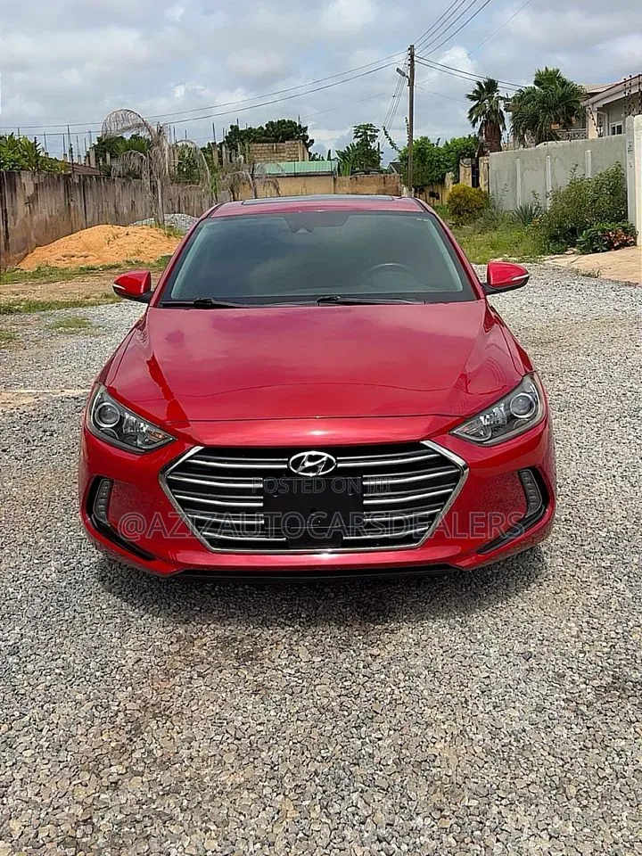 Hyundai Elantra Limited 2018 Red