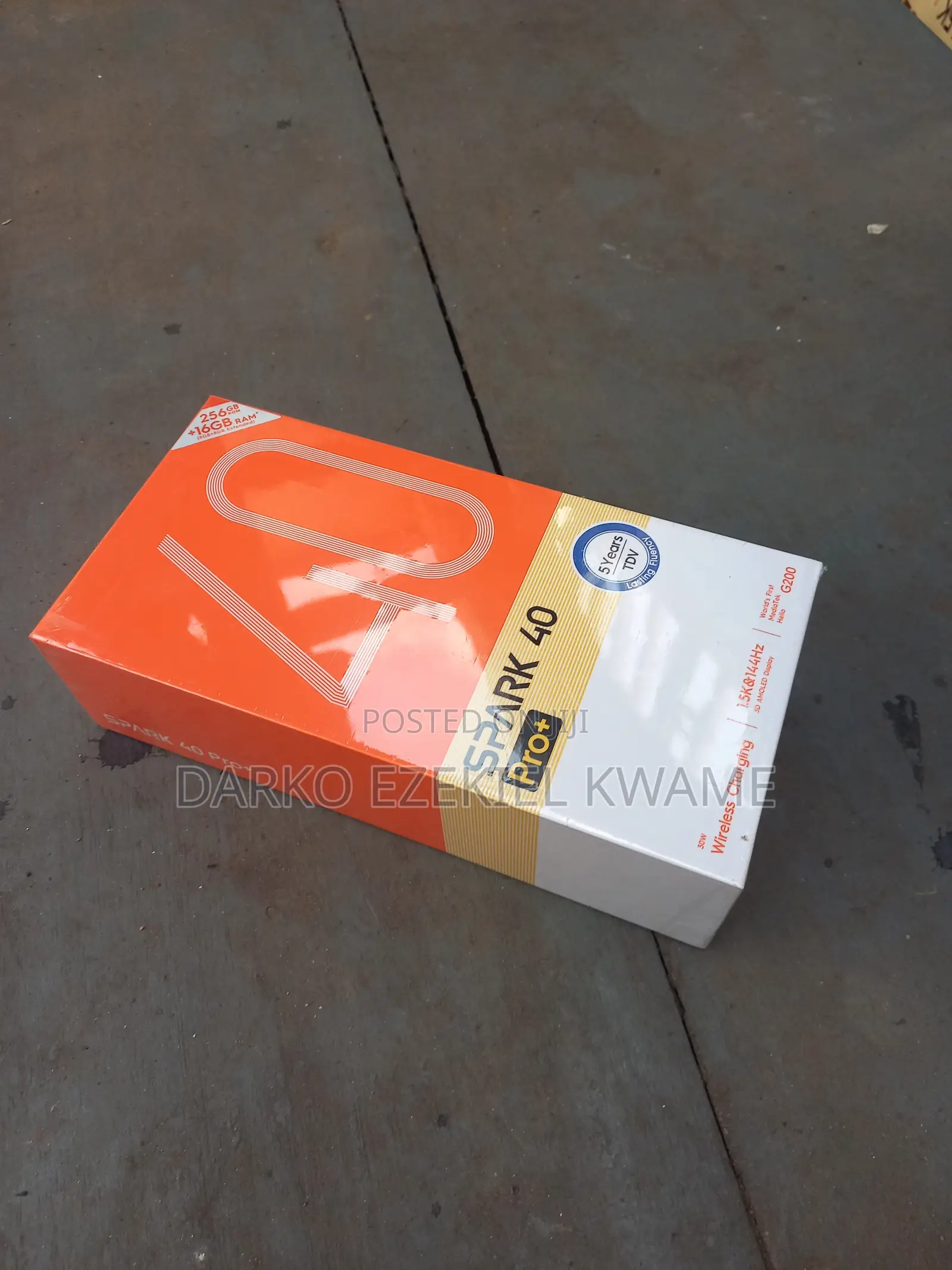 New Tecno Spark 40 Pro+ 256 GB Gray
