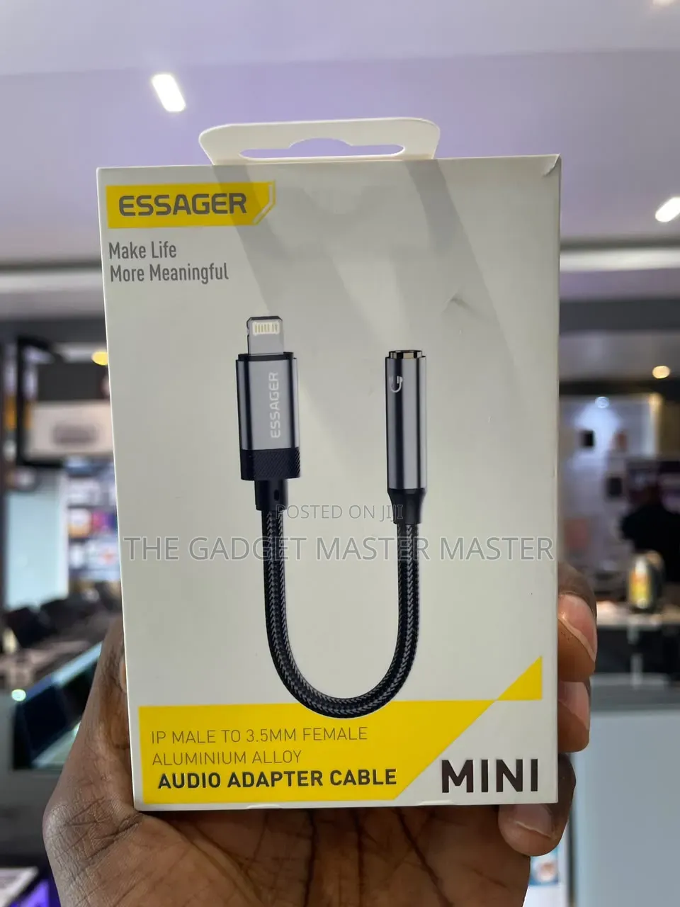 Essager iPhone Lightning to 3.5mm Jack Hifi Audio Converter