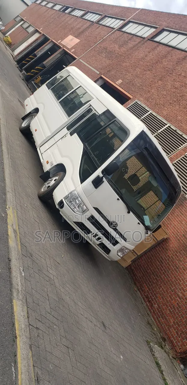 New Toyota Coaster 2025 White