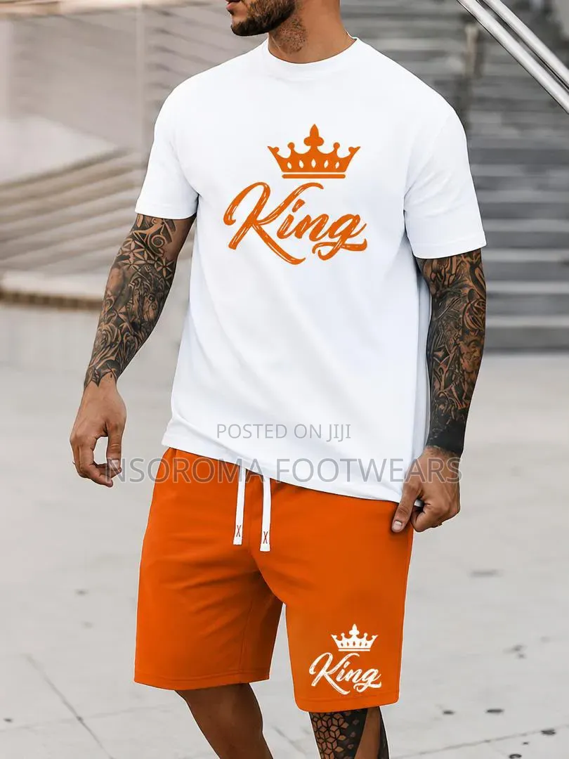 Men’s 2-Piece Outfit – L–3XL | Different Colours Available