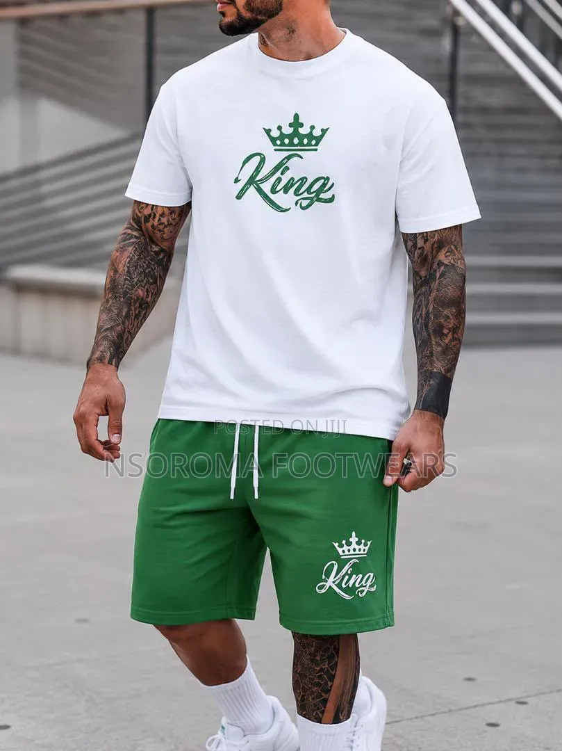 Men’s 2-Piece Outfit – L–3XL | Different Colours Available