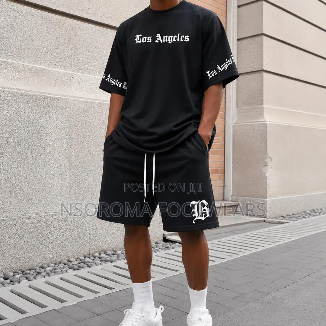 Men’s 2-Piece Outfit – L–3XL | Different Colours Available
