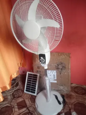 Rechargeable Solar Standing Fan