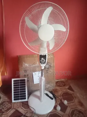 Rechargeable Solar Standing Fan