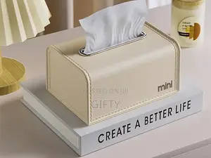 Leather Tissue Box Holder – Premium PU
