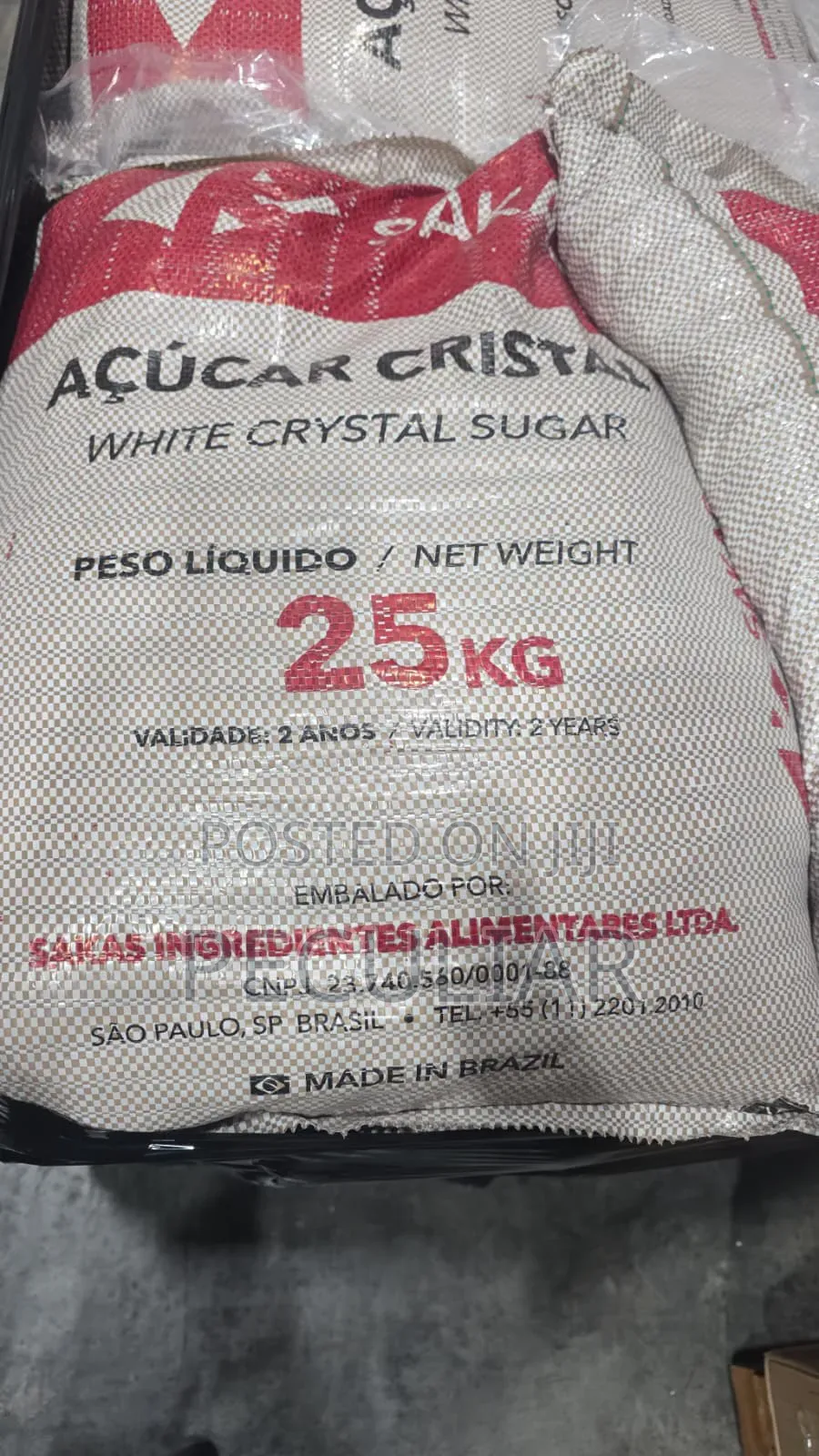 Icumsa 45 White Sugar 50kg Bag