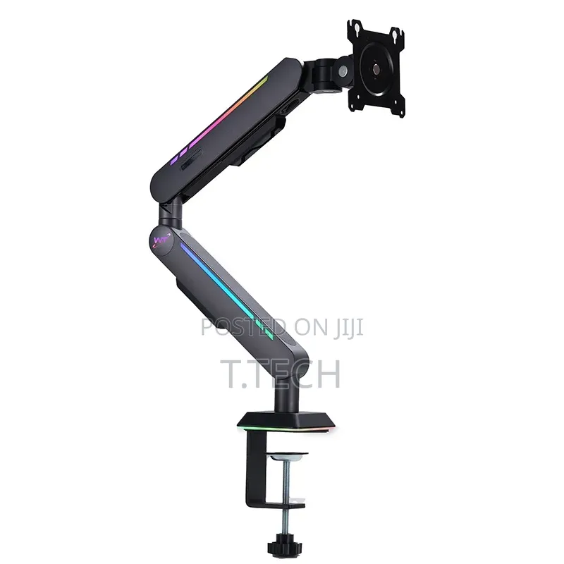 Premium RGB Mechanical Spring Monitor Arm Mount