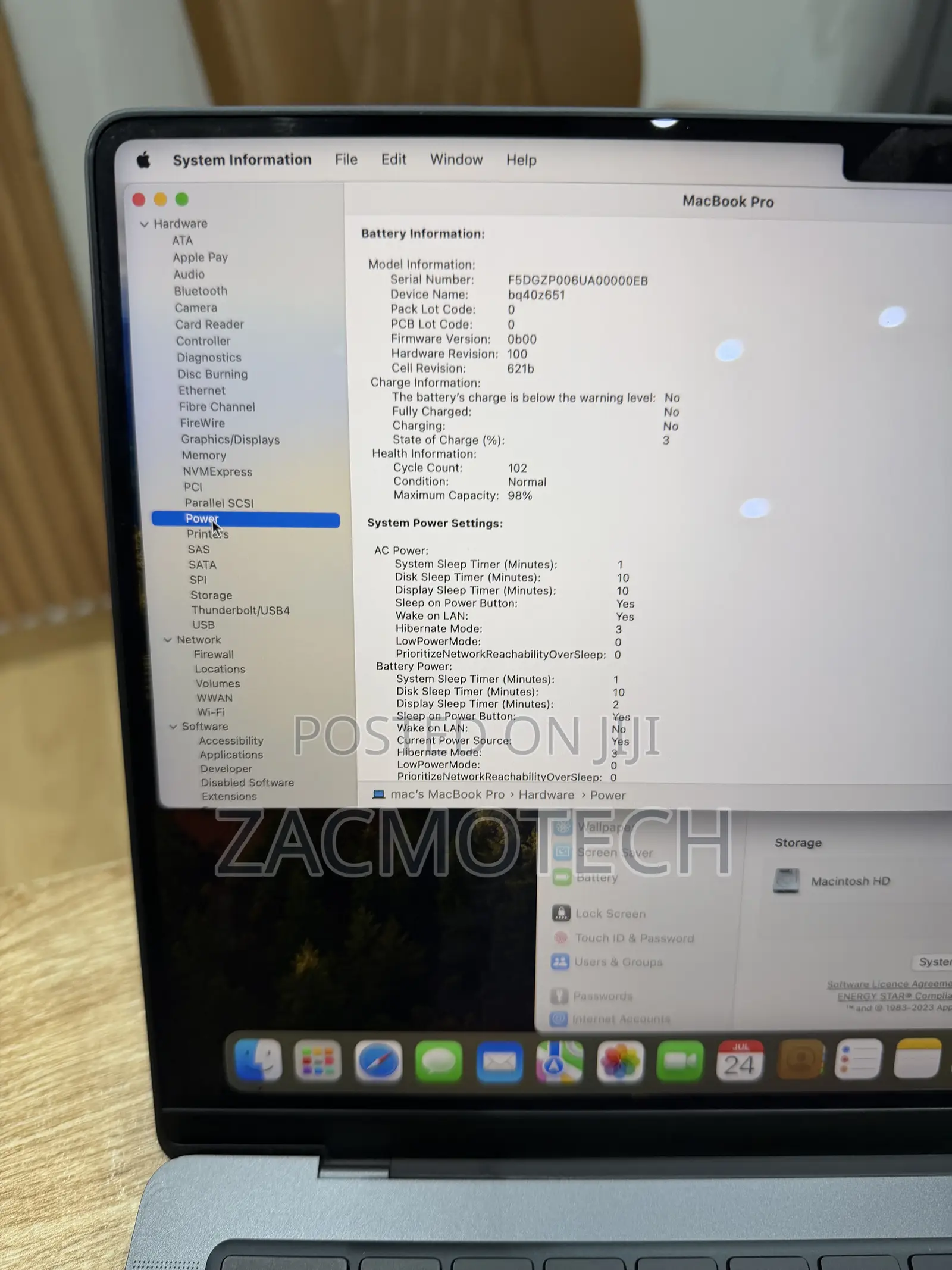 Laptop Apple MacBook Pro 2023 M3 18GB Apple M3 SSD 512GB