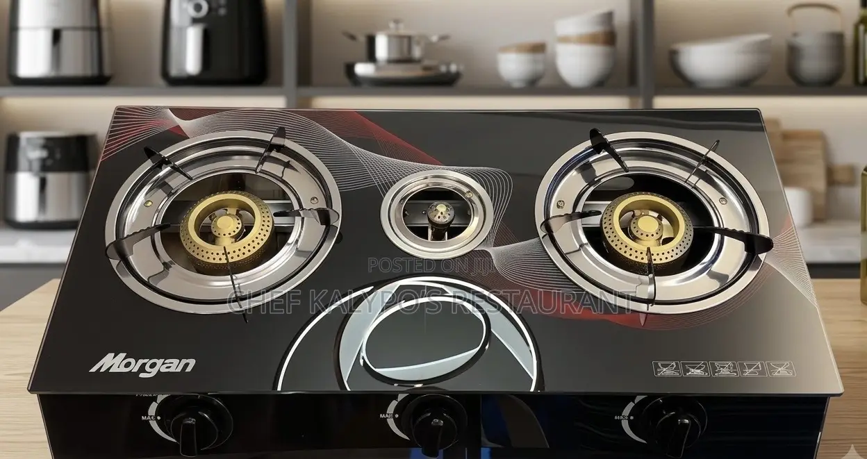 Glass Three Gas Burner