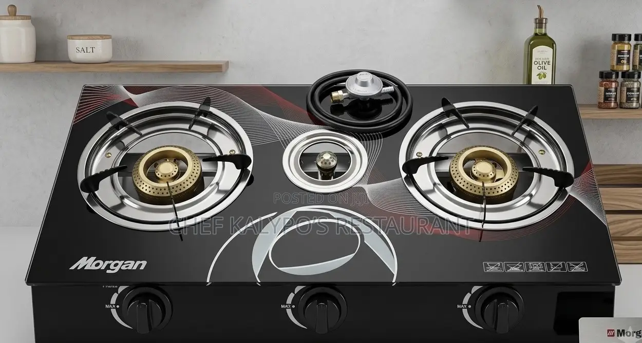 Glass Three Gas Burner