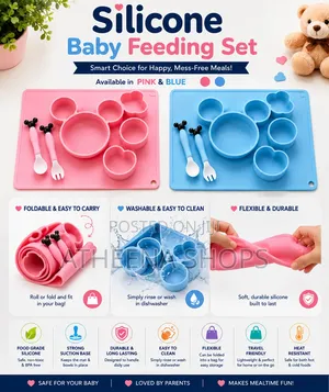 Silicon Baby Feeding Set