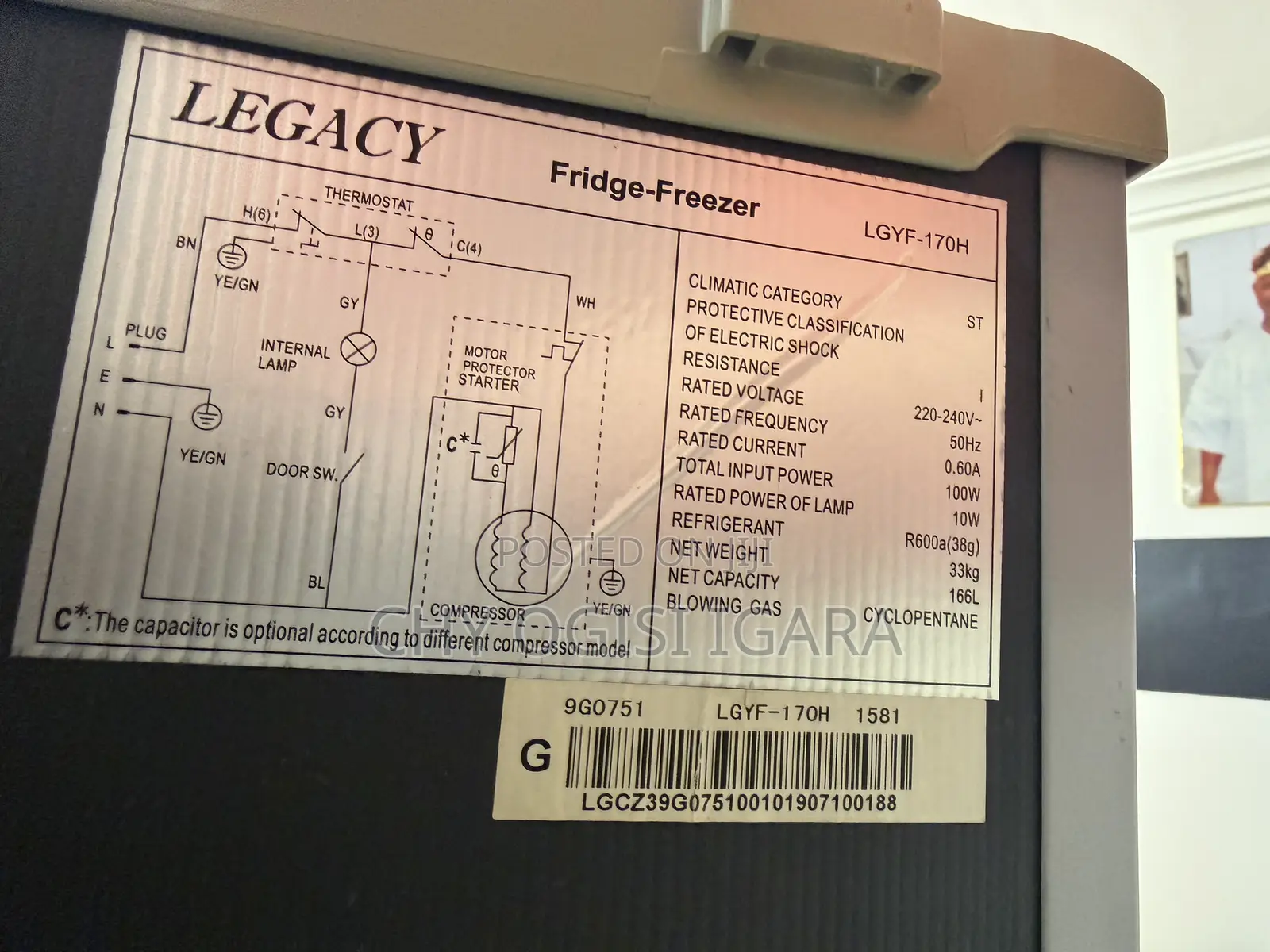 Legacy Fridge
