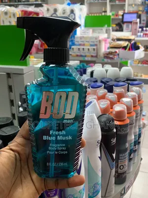 BOD Man Fragrance Body Spray for Men – (Fresh Blue Musk / Most Wanted)