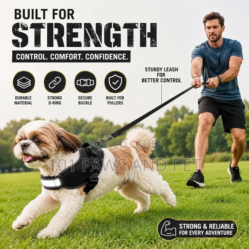 Reflective Vest Dog Harness Puppy