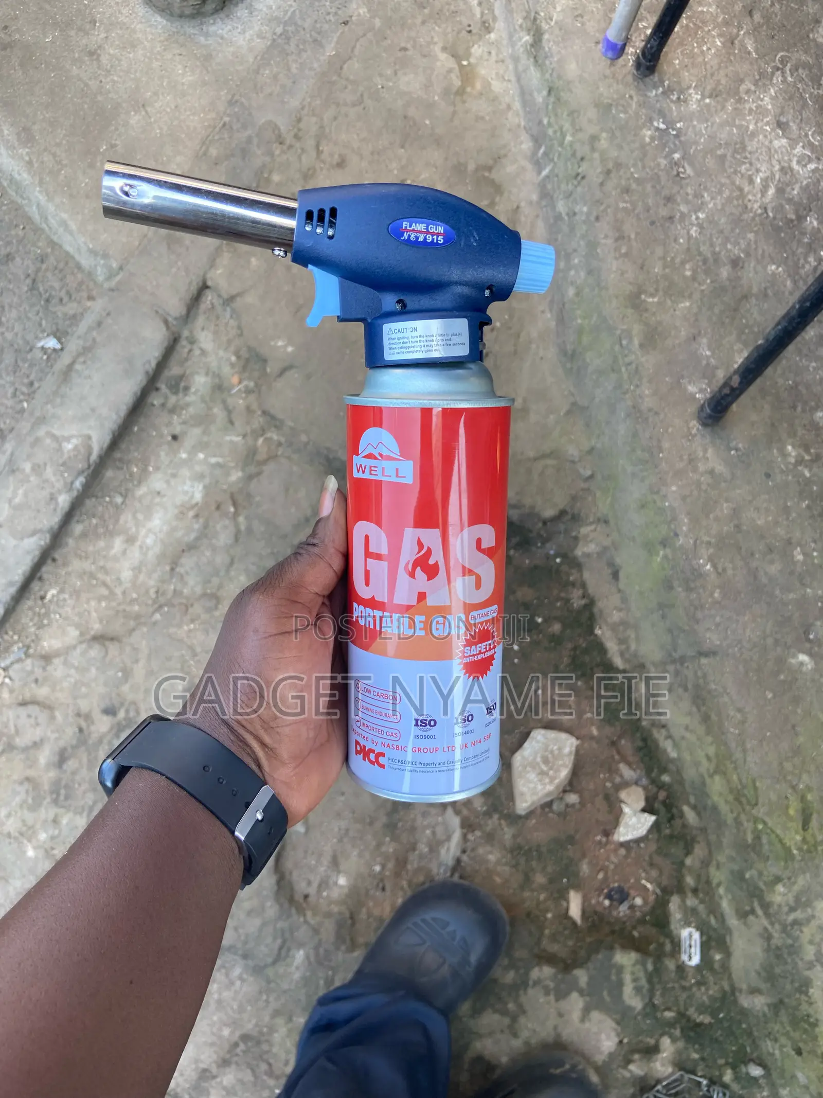 Fire/Flame Gun (+ Butane Has)