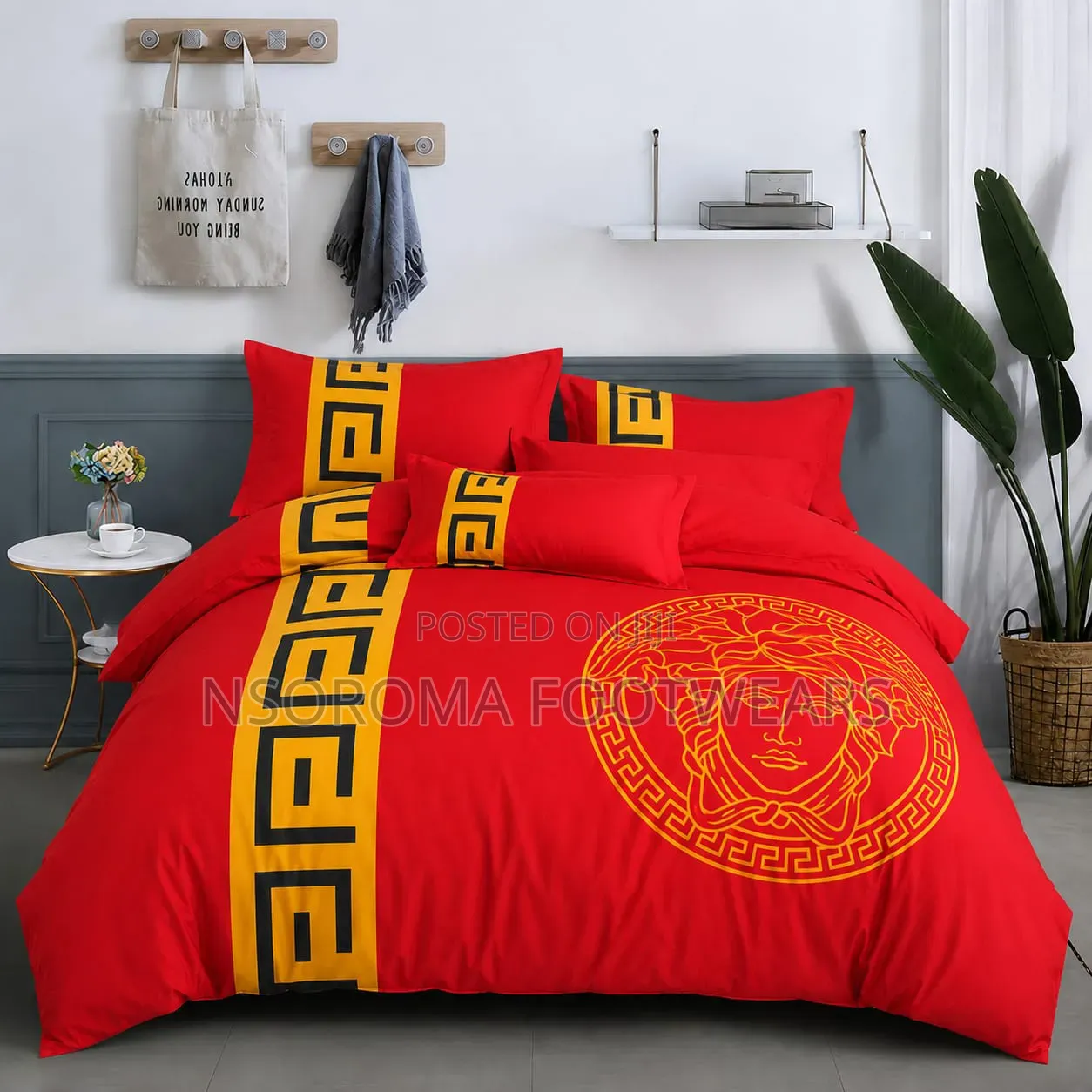 King Size Bedsheets Set With 4 Pillowcases – Premium Quality