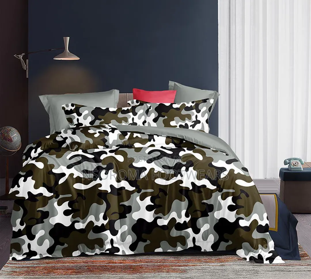 King Size Bedsheets Set With 4 Pillowcases – Premium Quality