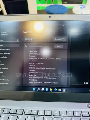 Laptop Lenovo ThinkPad T490s 8GB Intel Core i7 SSD 256GB