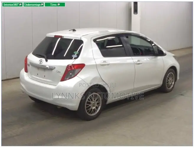 Toyota Vitz 1.3 FWD 5dr 2013 White