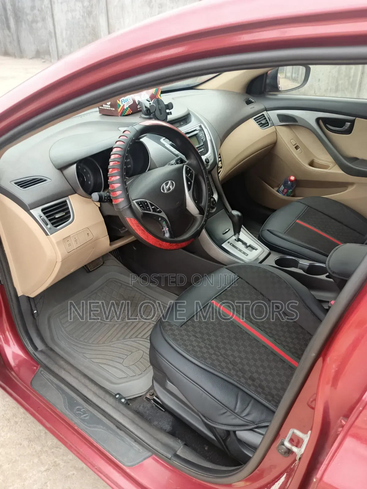 Hyundai Elantra 2013 Red