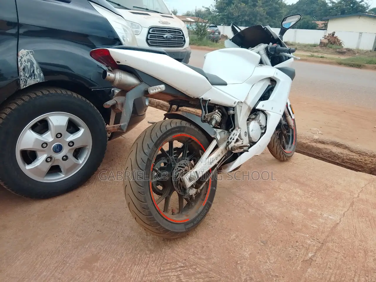 Motorcycle 2006 White