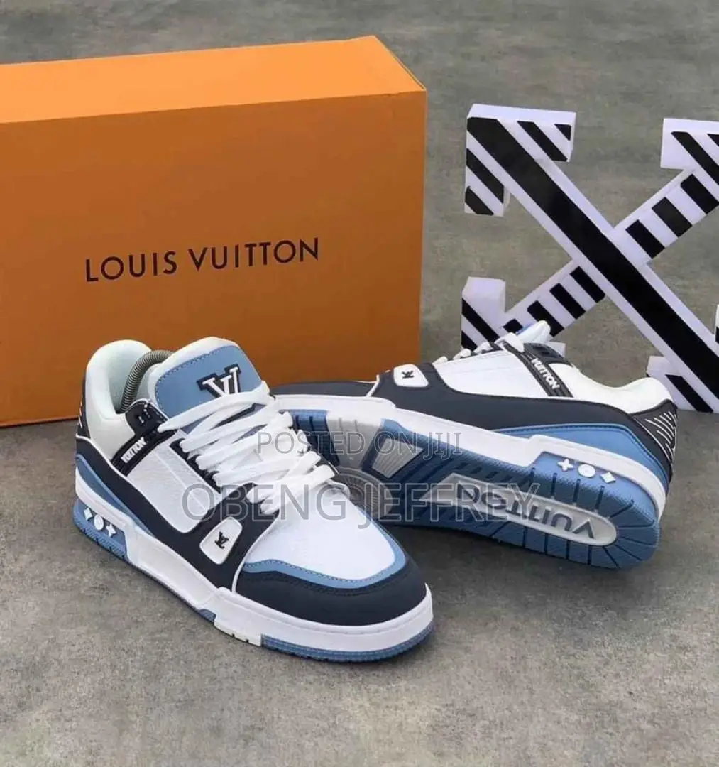 Original Louis Vuitton Blue and White Trainer