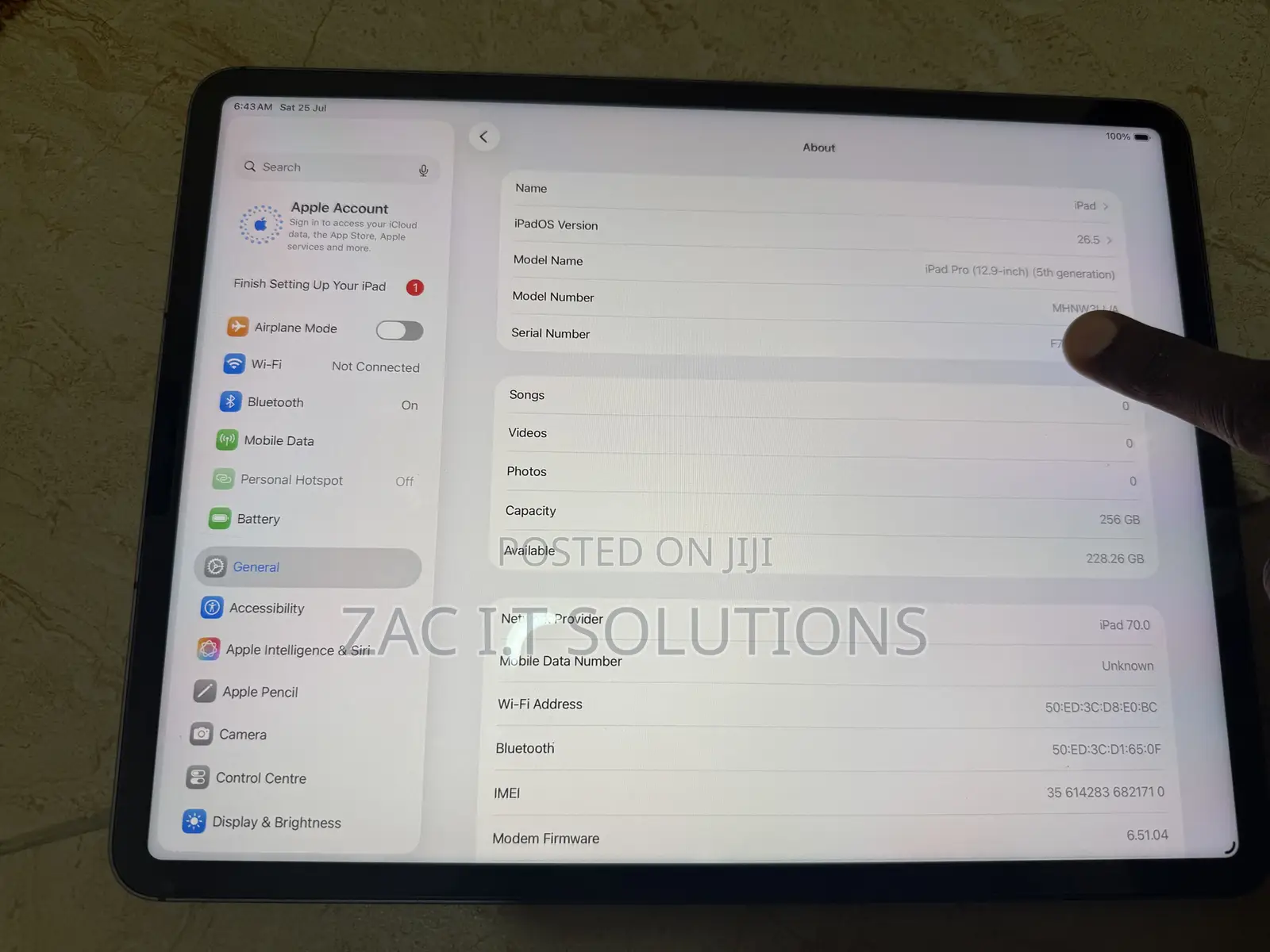 Apple iPad Pro 12.9 (2022) 256 GB Gray
