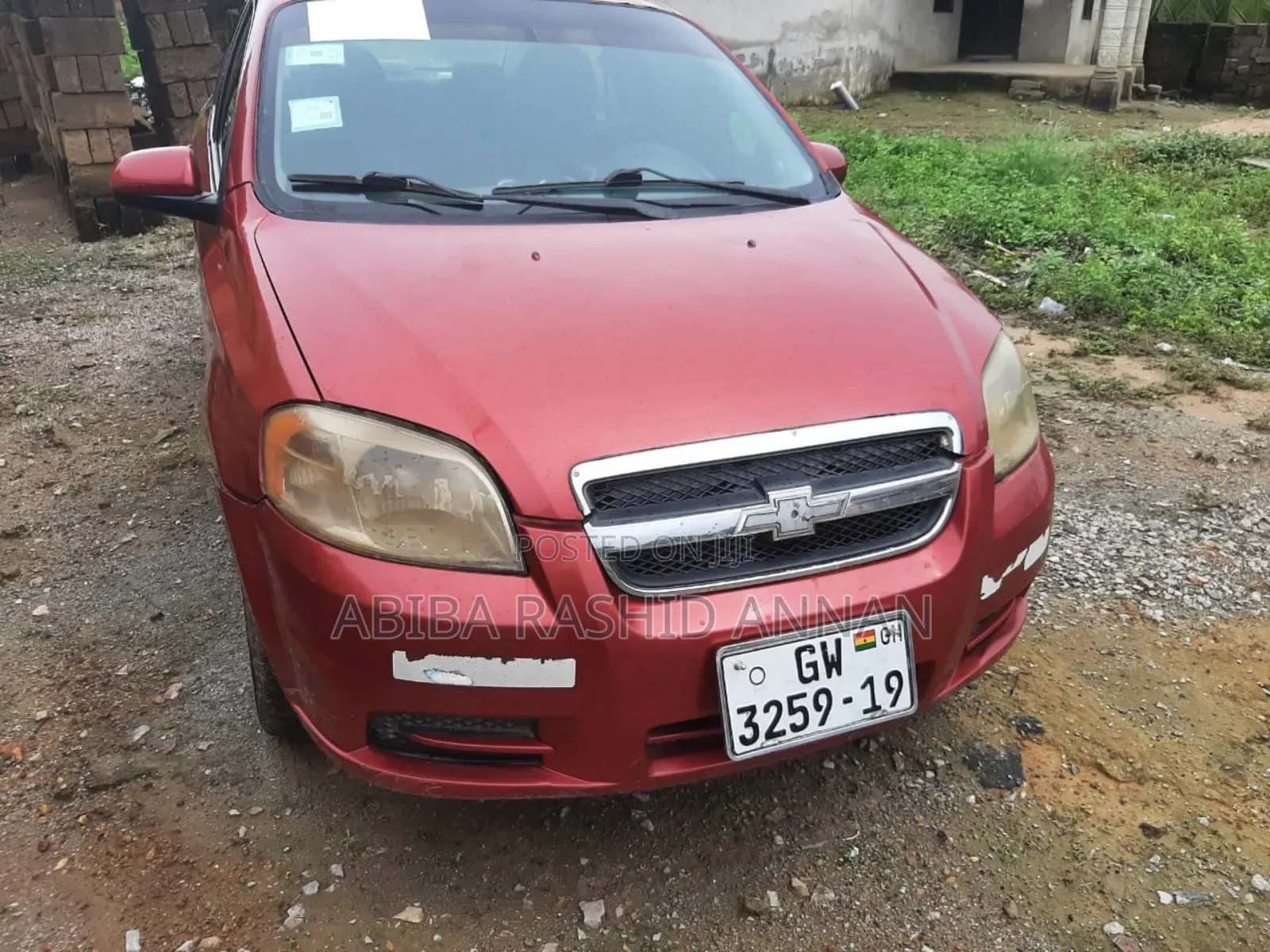 Chevrolet Aveo 2010 Maroon
