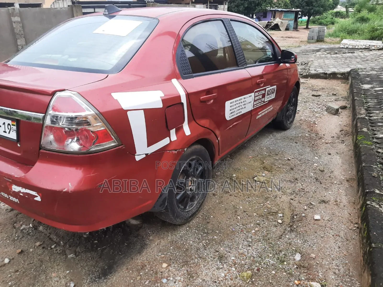 Chevrolet Aveo 2010 Maroon