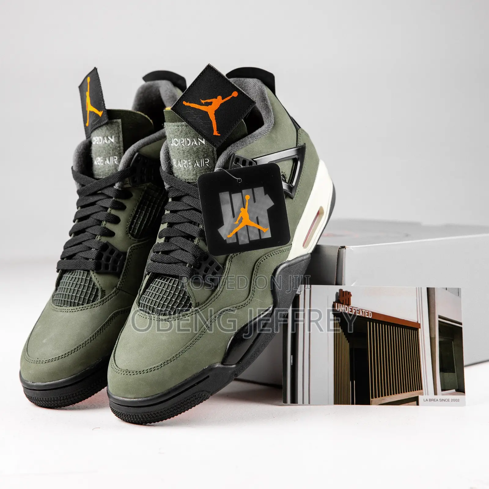 Original Air Jordan 4 Undefeated Green