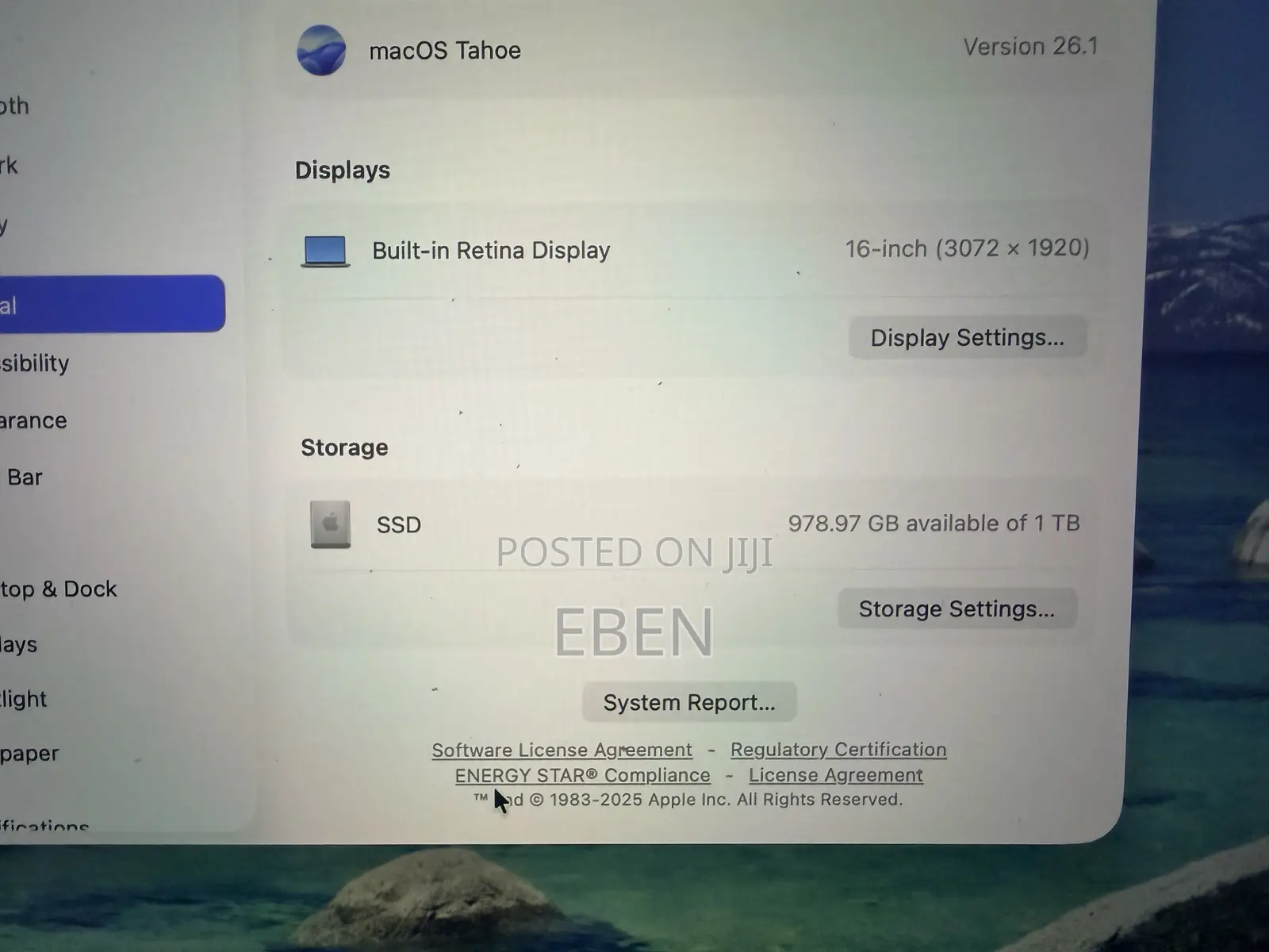 Laptop Apple MacBook Pro 2019 32GB Intel Core i9 SSD 1T