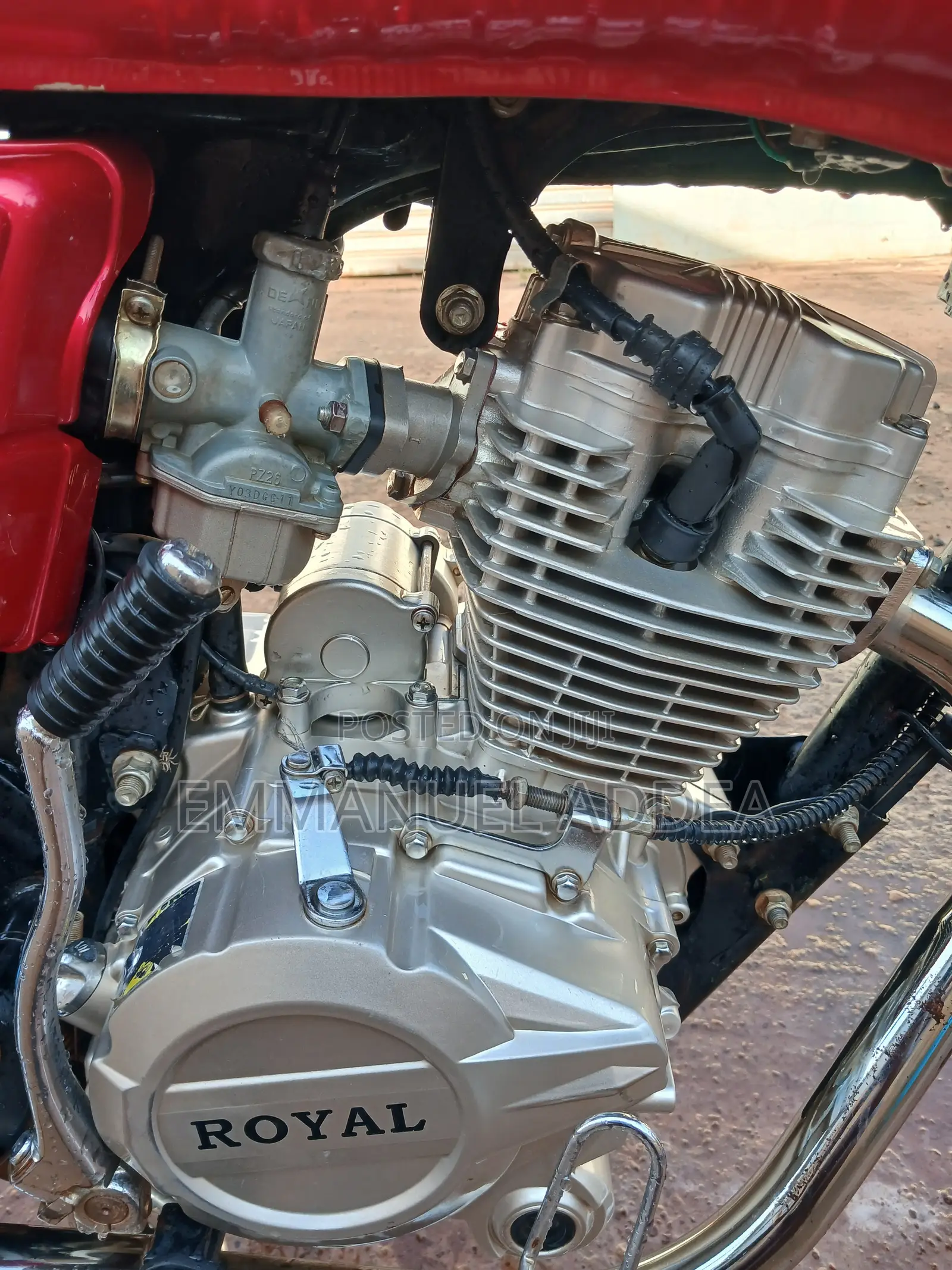 New Royal Motorcycle 2026 Red