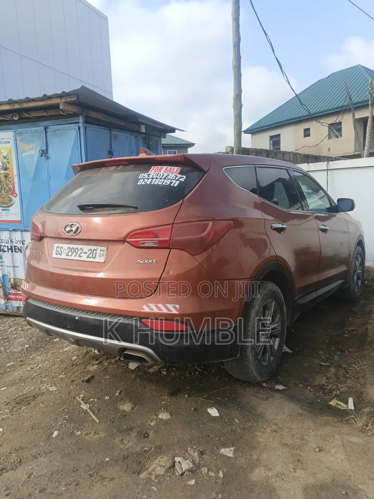 Hyundai Santa Fe 2015 Orange
