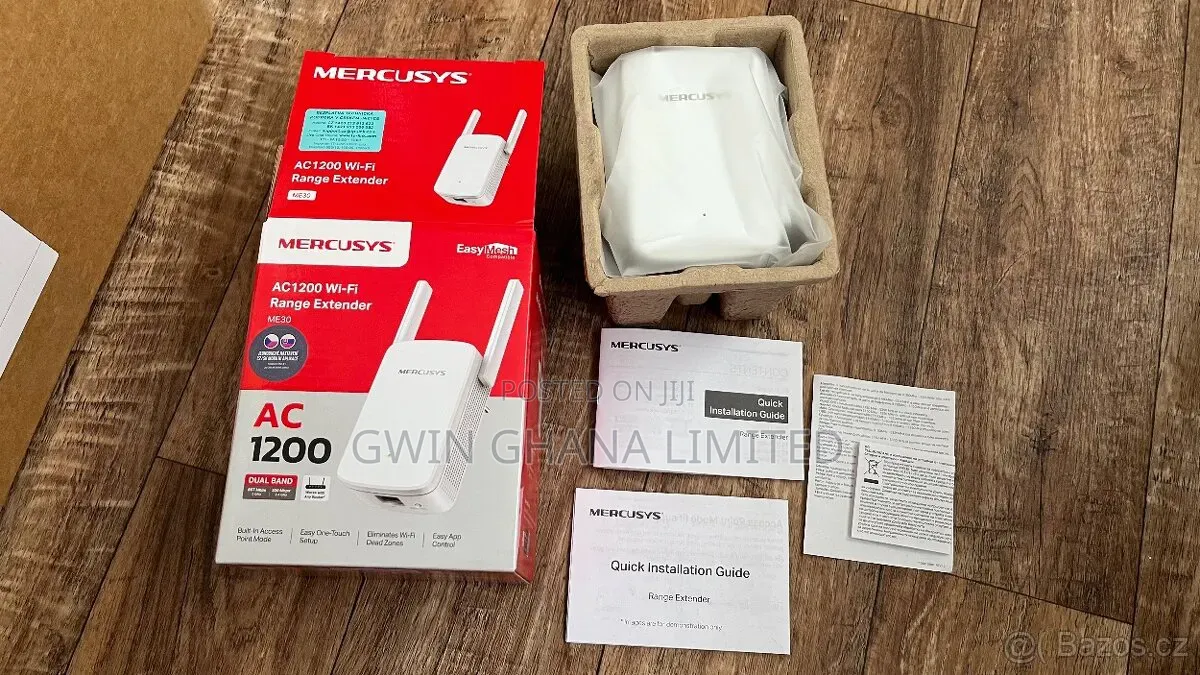 TP-Link Mercusys ME30 AC1200 1200mps Dual Band Gigabit Mesh Extender.