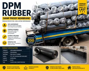200 Microns DPM Rubber | Damp Proof Membrane Roll | LVD