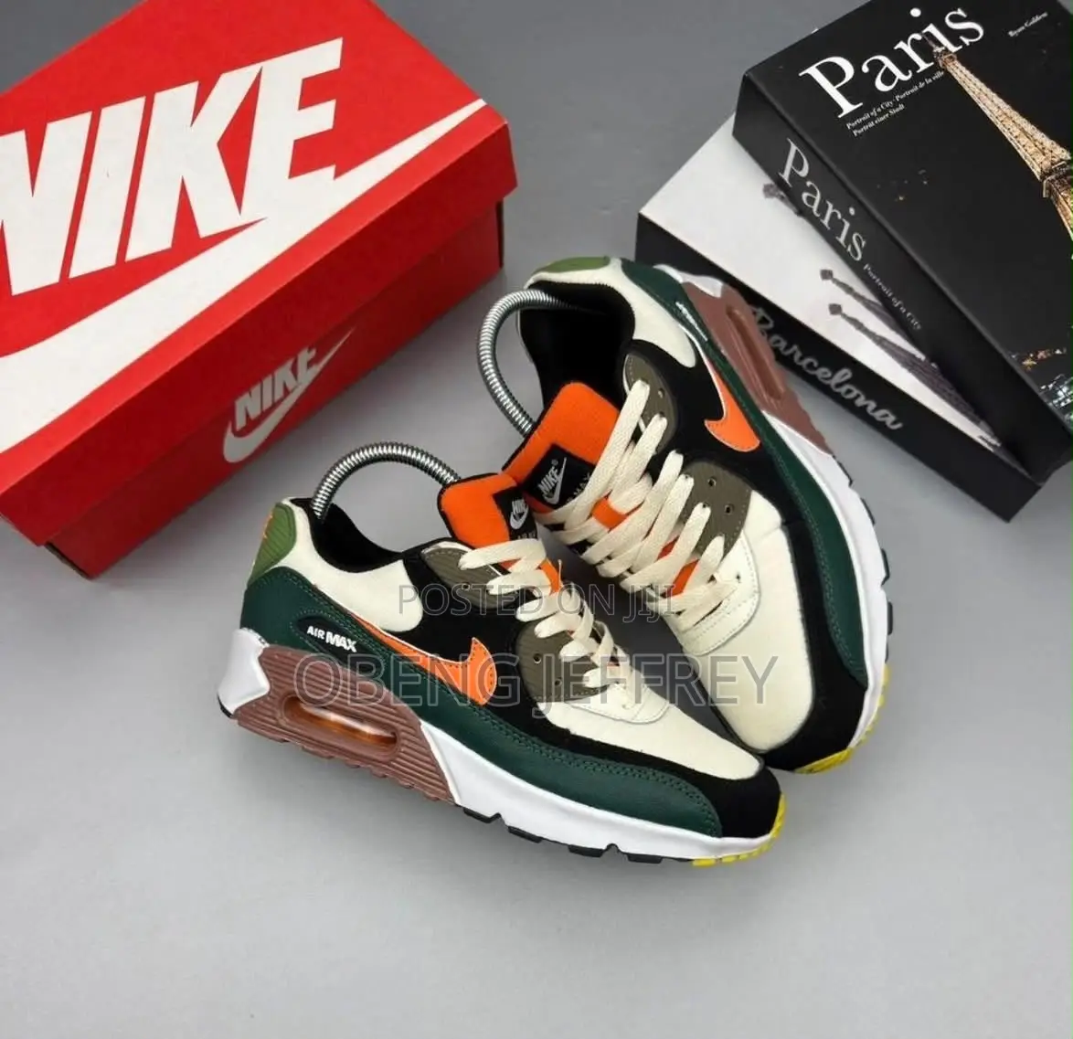 Original Nike Airmax 90 Tweed Dark Green