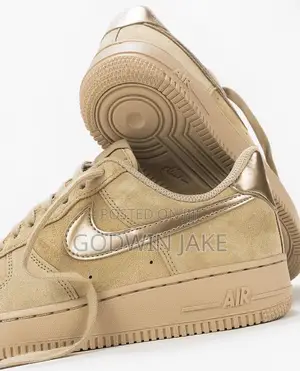 Affordable Nike Air Force 1 Low "Bio Beige Metallic Gold"