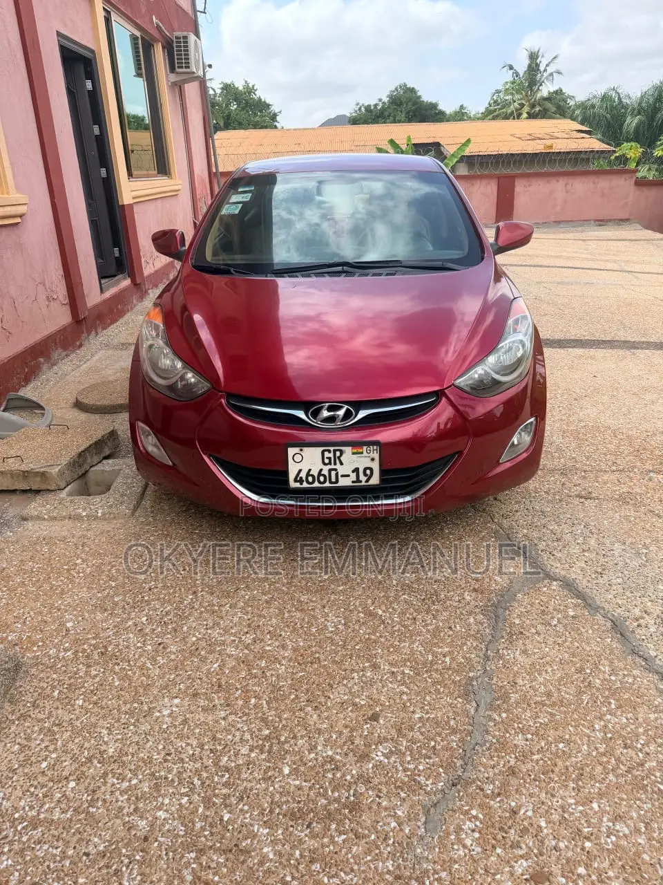 Hyundai Elantra 2013 Red